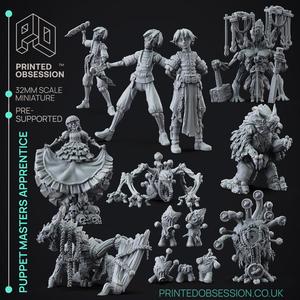Puppet Masters Apprentice - 15 Model Set - PRESUPPORTED - 32mm scale
