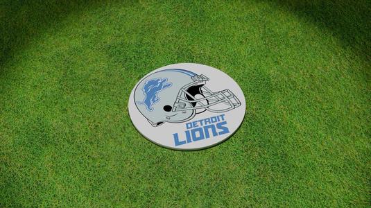 Detroit Lions Helmet Coaster