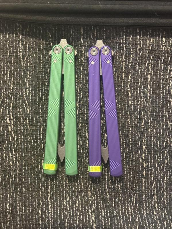 Flytanium Zenith 2.0 Bite handle indicator v2 - Balisong Butterfly knife trainer