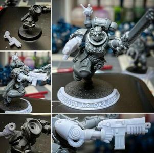 Iron Arm with Heavy Pistol 40k
