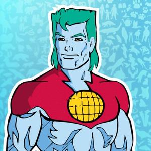 Captain Planet action figure head