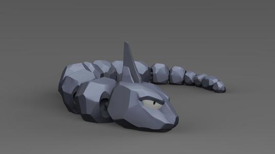 Onix (Pokemon)- Print In Place Flexi