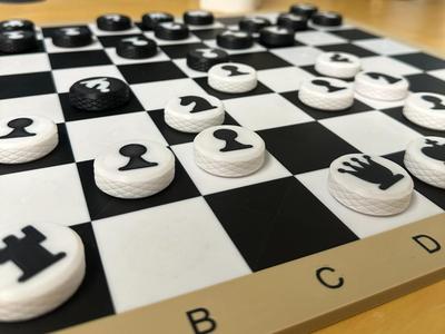 Magnetic Flat Chess Set