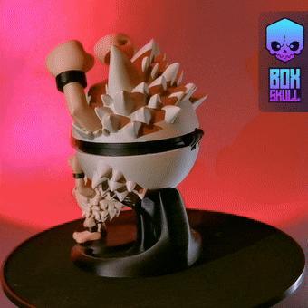 PRIMEAPE – CUSTOM POKEBALL – POKEMON HOLDER BOX