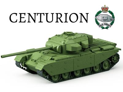 Centurion Mk.5 British Main Battle Tank 3D Model