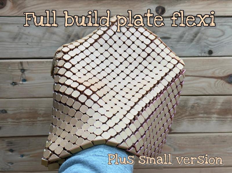 Full Build Plate Flexi (plus bonus pocket size)