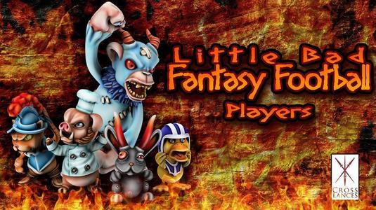 Little bad fantasy football players 3D Model Collection