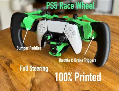 PS5 Controller Racing Wheel 100% 3D printed