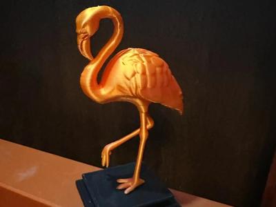 Flamingo statue
