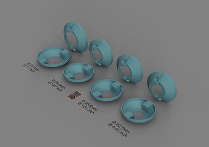 Wall Split Flange Cover Slide-in  / Copritubo per idraulica