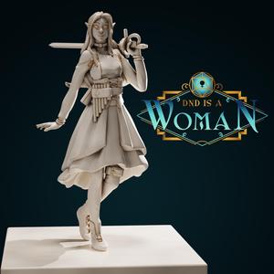 Changeling Bard – Slavishny – 28/32mm and 75mm