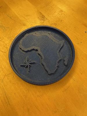 African continent coaster (BETTER)