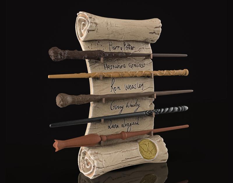 DUMBLEDORES ARMY WAND COLLECTION DISPLAY