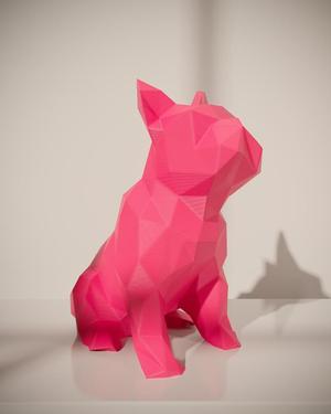French Bulldog Lowpoly Sculpture Animal Dog STL File 3D Print Stl File | Stl File For 3D Printers | 3D Home Decor – Digital Download
