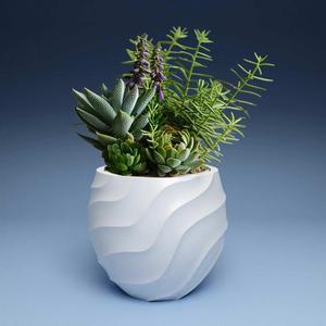 Plant pot with drainage STL 3D Printer file: instant download gardening decor