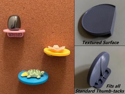 Push Pin / Thumb Tack Shelf (3 Sizes)