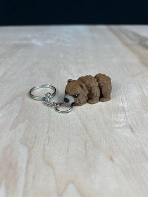 Grizzly Bear Keychain