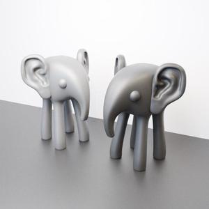 3d printing stl model: decorative elephant sculpture for home idea for gift