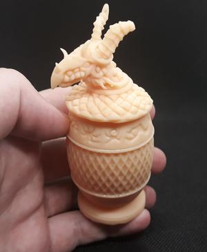 Dragon urn vase