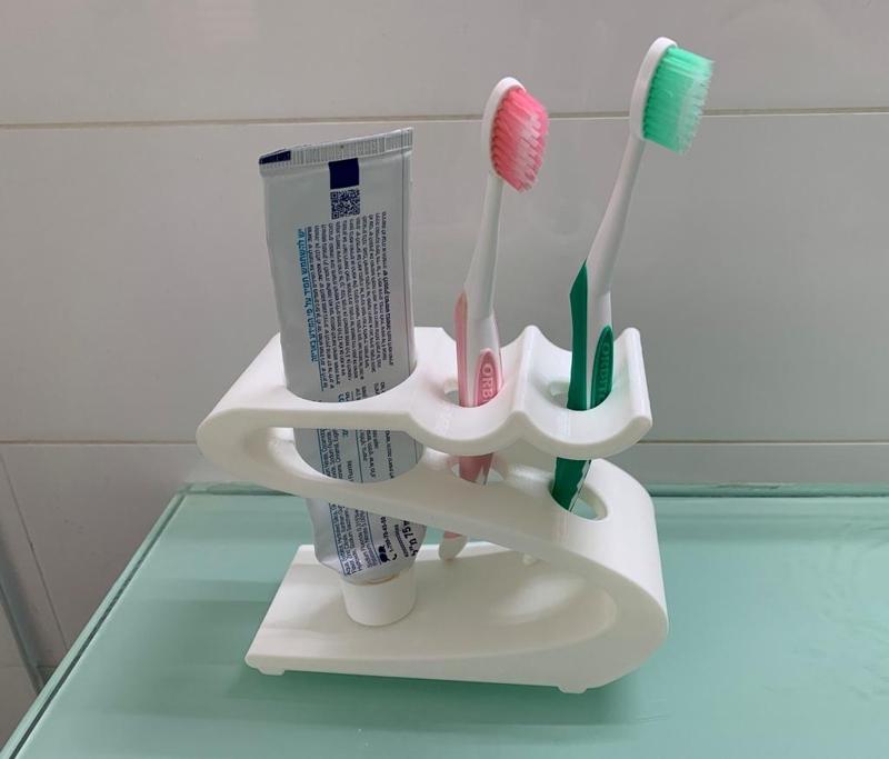 Toothbrush Holder for two brushes