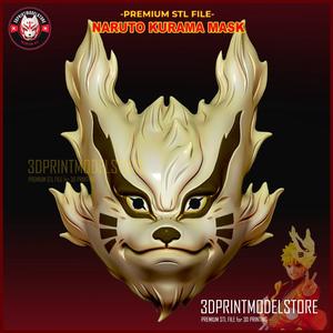 Naruto Kurama Mask – Anime Cosplay Kitsune Fox Mask