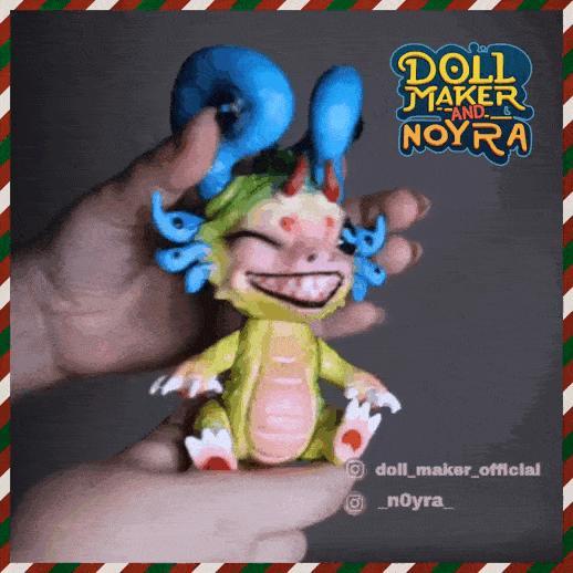 Dragon toy: flexy little dragon