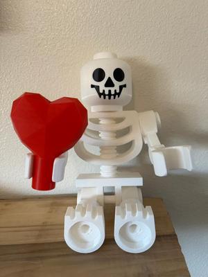 Mega Lego-Like Heart for Mega Skeleton (10:1 Scale)
