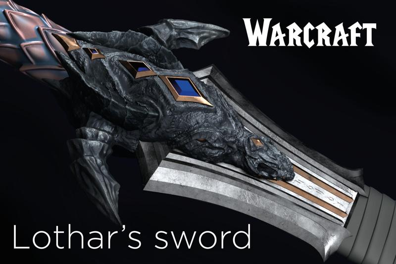 Lothar s sword from Warcraft movie