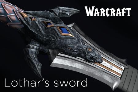 Lothar s sword from Warcraft movie