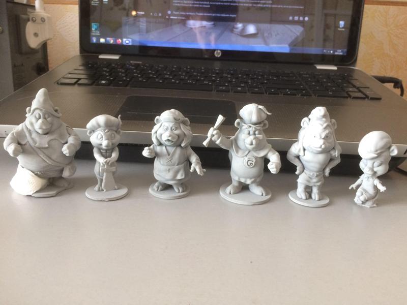 Adventures of the GUMMI BEARS  set for 3d print very cheap