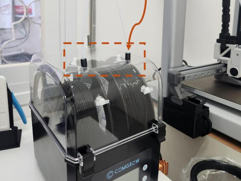 PTFE Tube Connector – Comgrow/Sovol Filament Dryer