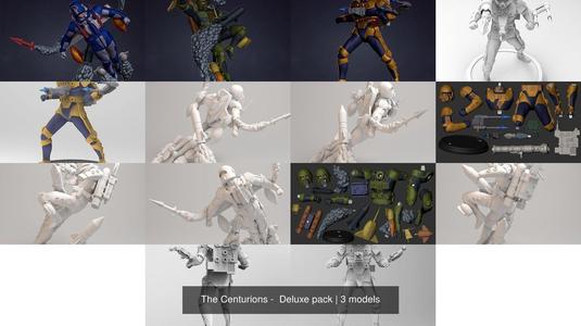 The Centurions –  Deluxe pack 3D Model Collection