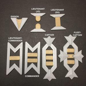 Star Trek TWoK era Line Rank Insignia