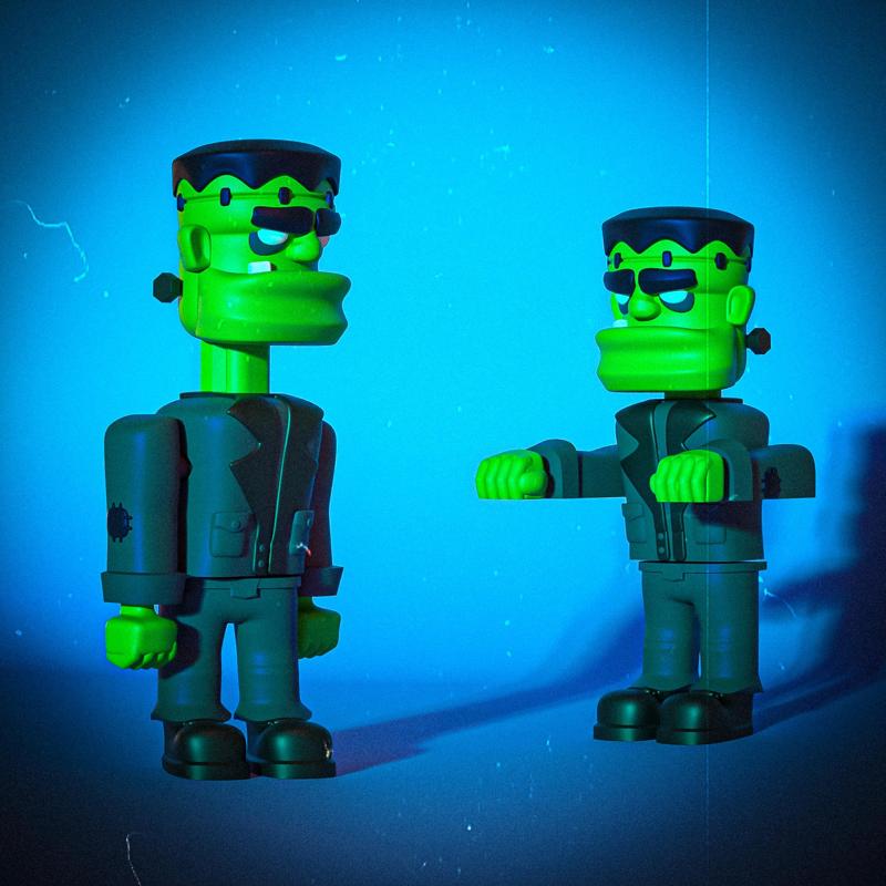 Frankenstein toy halloween articulated