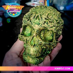 Fancy Skull 2 - HIGH RES - NO SUPPORTS