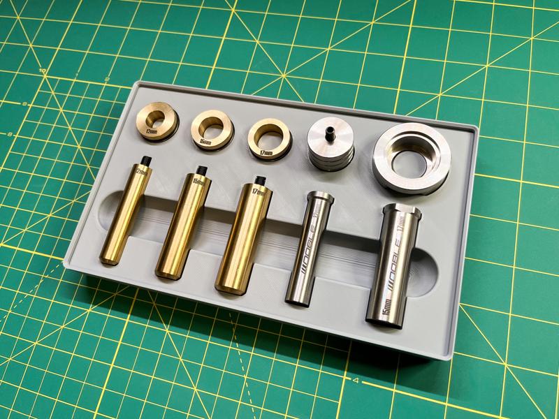 Gridfinity Bin - Noble Wheels Freehub Bearing Extractor Set