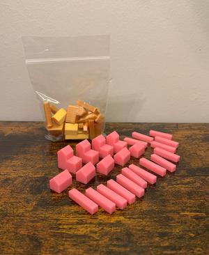 Settlers of Catan Pieces (replacement pieces or personalized set)