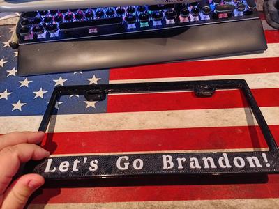 F Joe Biden license plate frame USA Car Truck sized