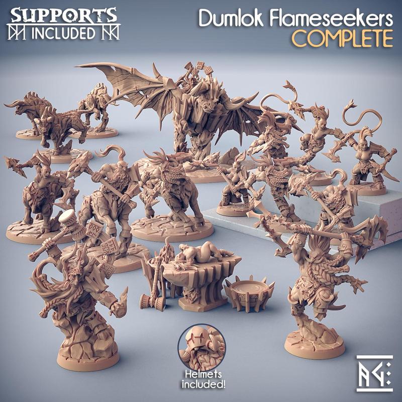 Dumlok Flameseekers (Presupported)
