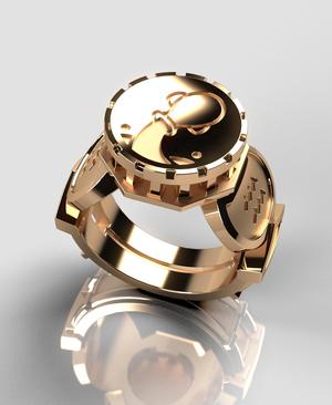 Aquarius Zodiac Ring