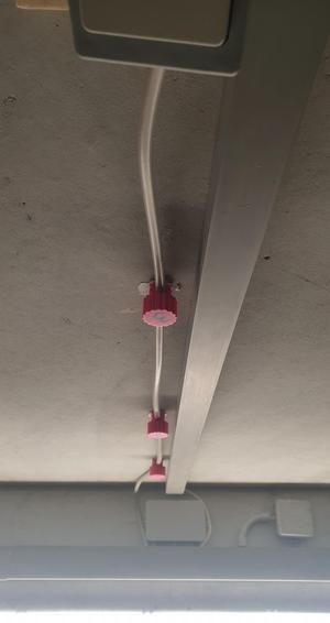ceiling cable powercord clamp routing mount- Schraubklemme