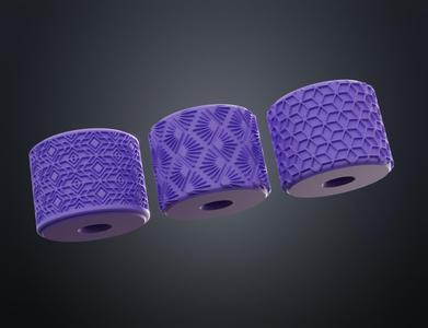 Texture Rollers Art Deco middle Vol.5 (13-15)