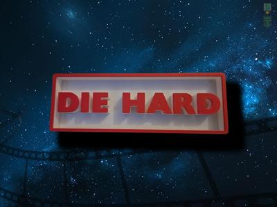 Die Hard Cinema Film Room Sign Box