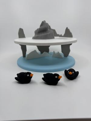 Icy Environment Playset (with Mini Penguins)