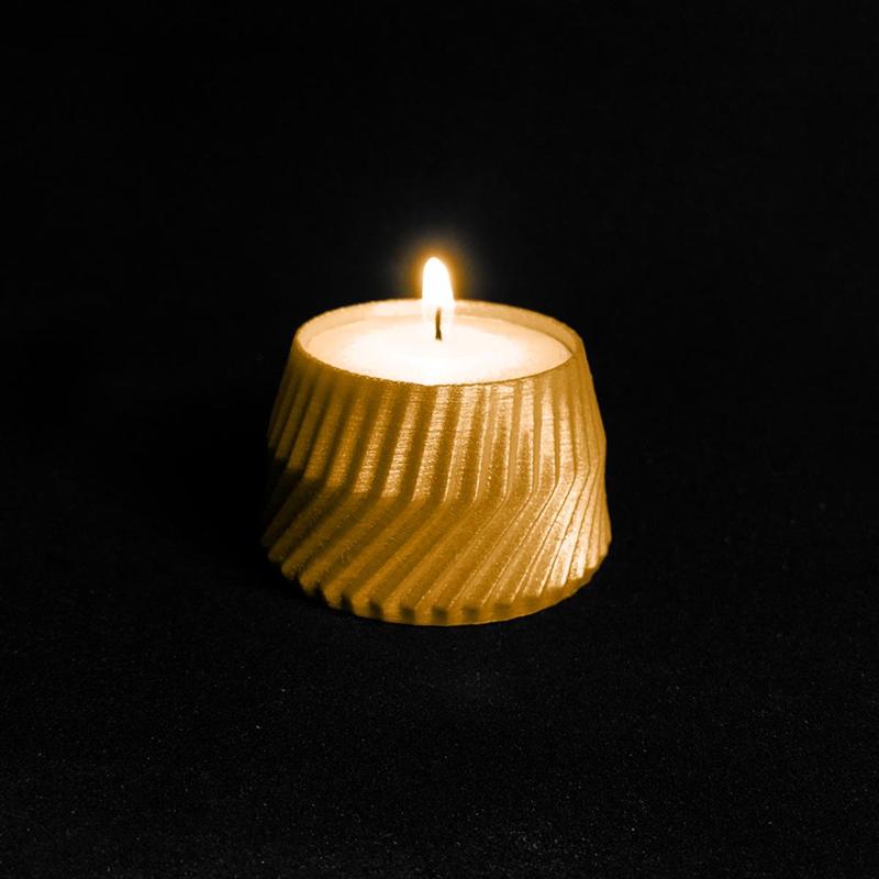 Modular Tea Light Holder | Light Your All Festivals | Twisted & Straight Line Design