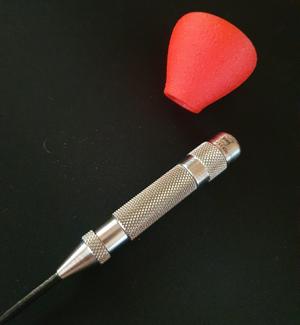 Handle for automatic center punch 14mm/125mm