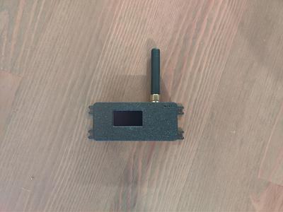 Screw-Mountable Slimline Case for TTG Lora32 (+larger USB Hole)