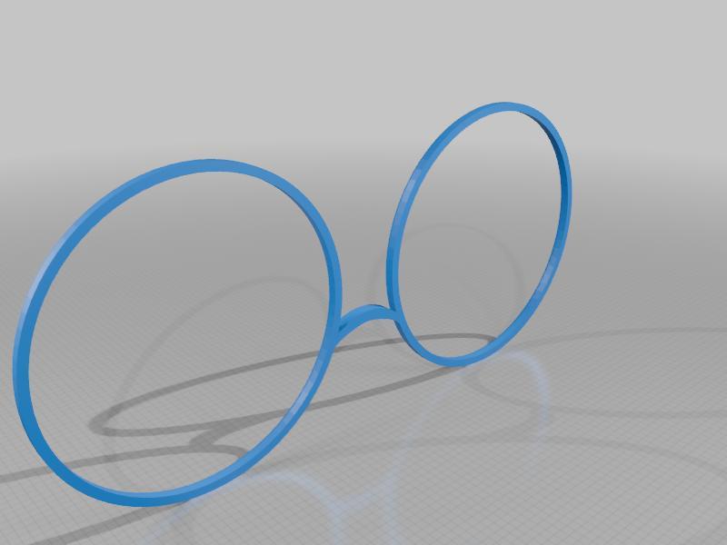 Fursuit circle glasses modification