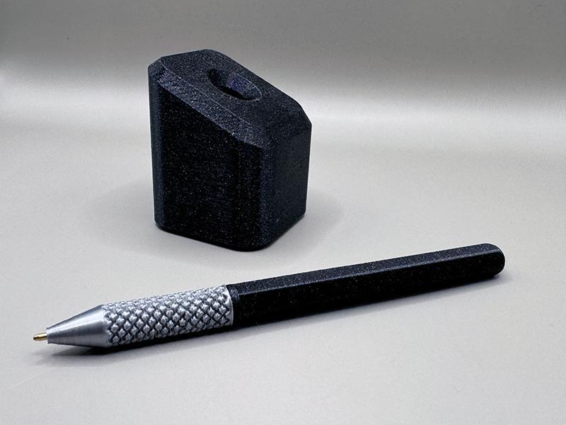 Modern Ballpoint Pen with Penholder