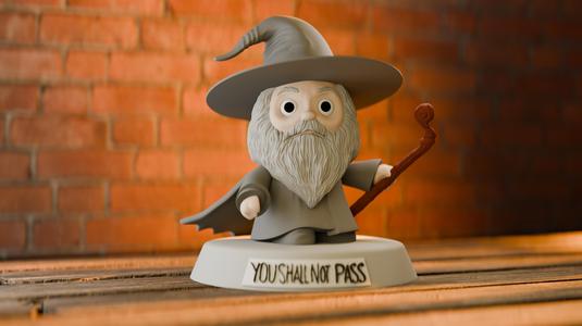 Gandalf The Grey Figure - You Shall Not Pass Sculpture